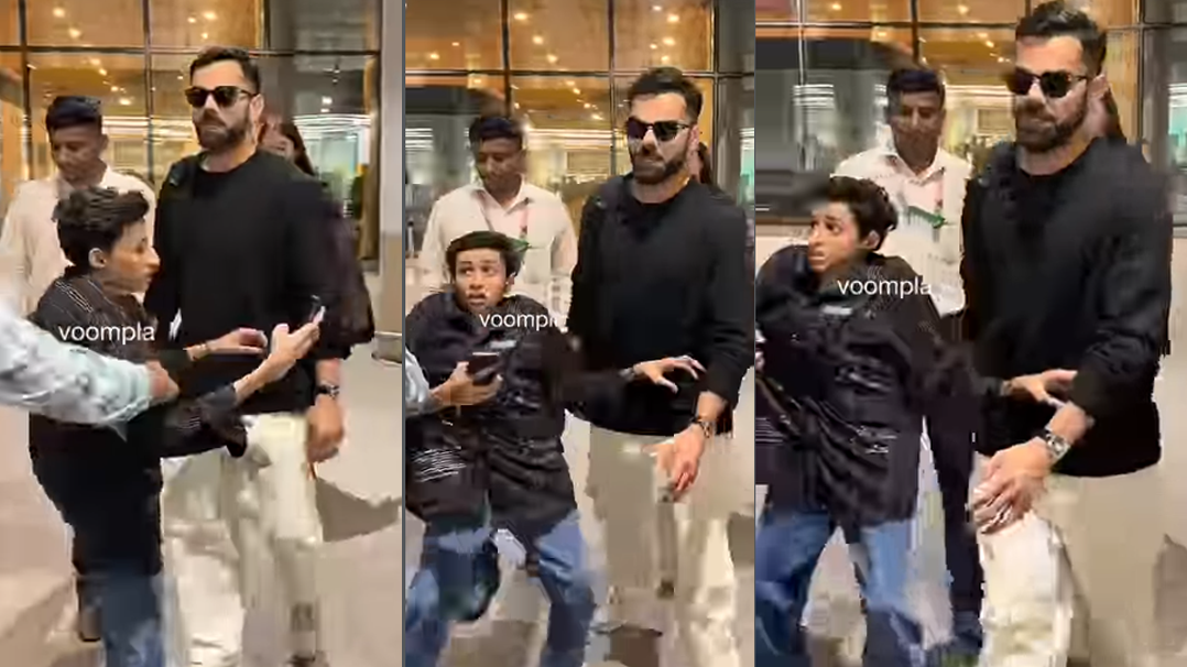 Virat Kohli Anushka Sharma Airport Video Viral
