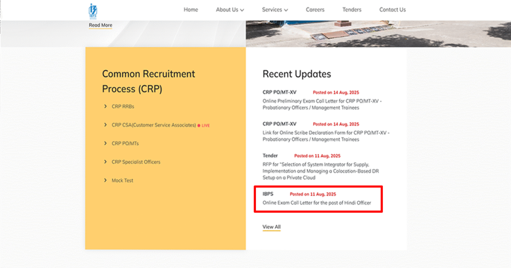 IBPS Clerk Notification 2025