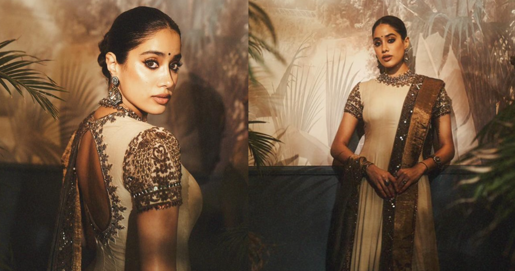 Janhvi Kapoor Royal Anarkali Look